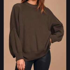 Free People Easy Street Tunic BNWOT Brown S